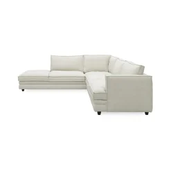 New ILVA Agir venstrevendt hjørnesofa med pufafslutning