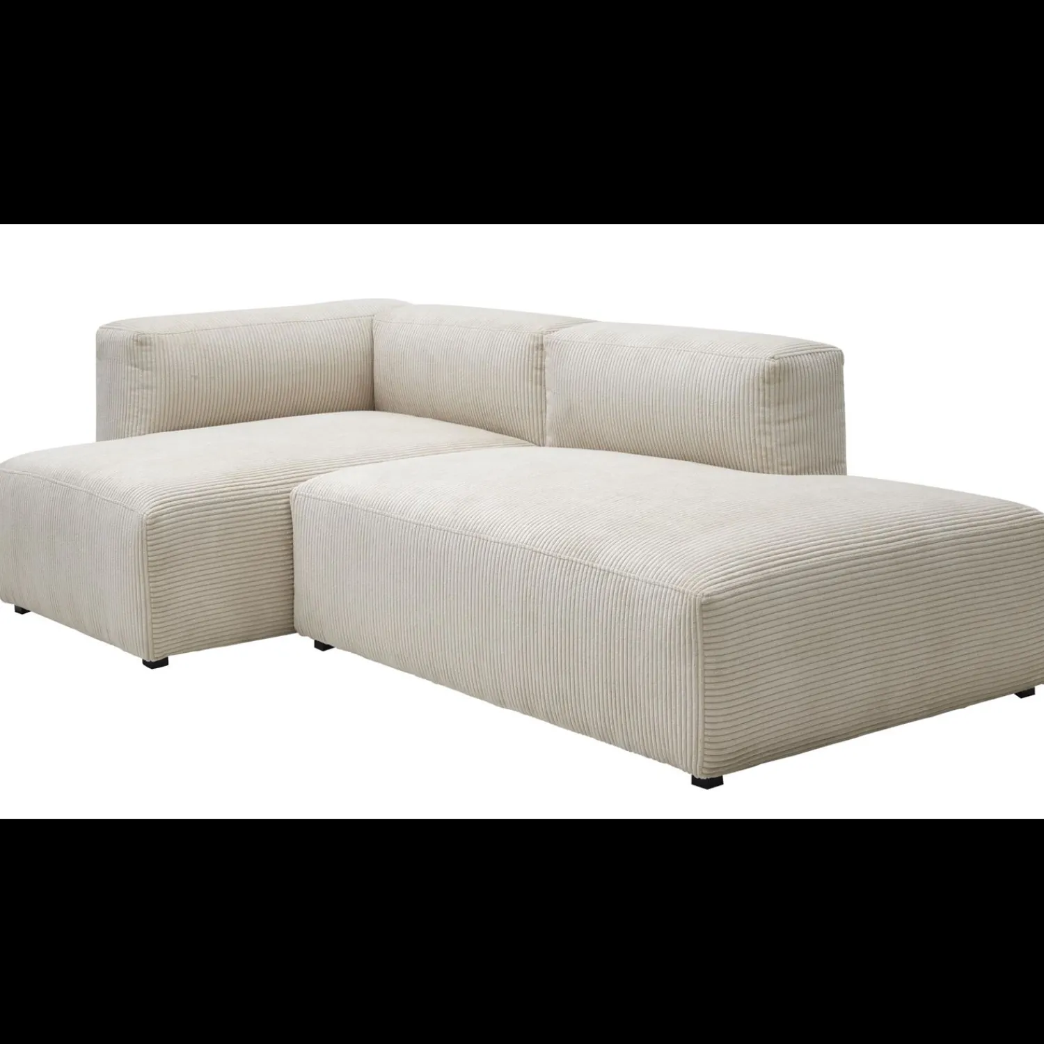 Best ILVA Aimee Sofa med chaiselong og pufafslutning
