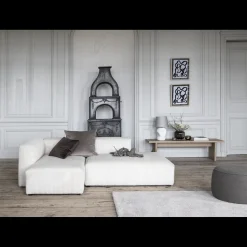 Best ILVA Aimee Sofa med chaiselong og pufafslutning