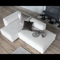 Best ILVA Aimee Sofa med chaiselong og pufafslutning