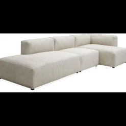 Sale ILVA Aimee Sofa med chaiselong og pufafslutning
