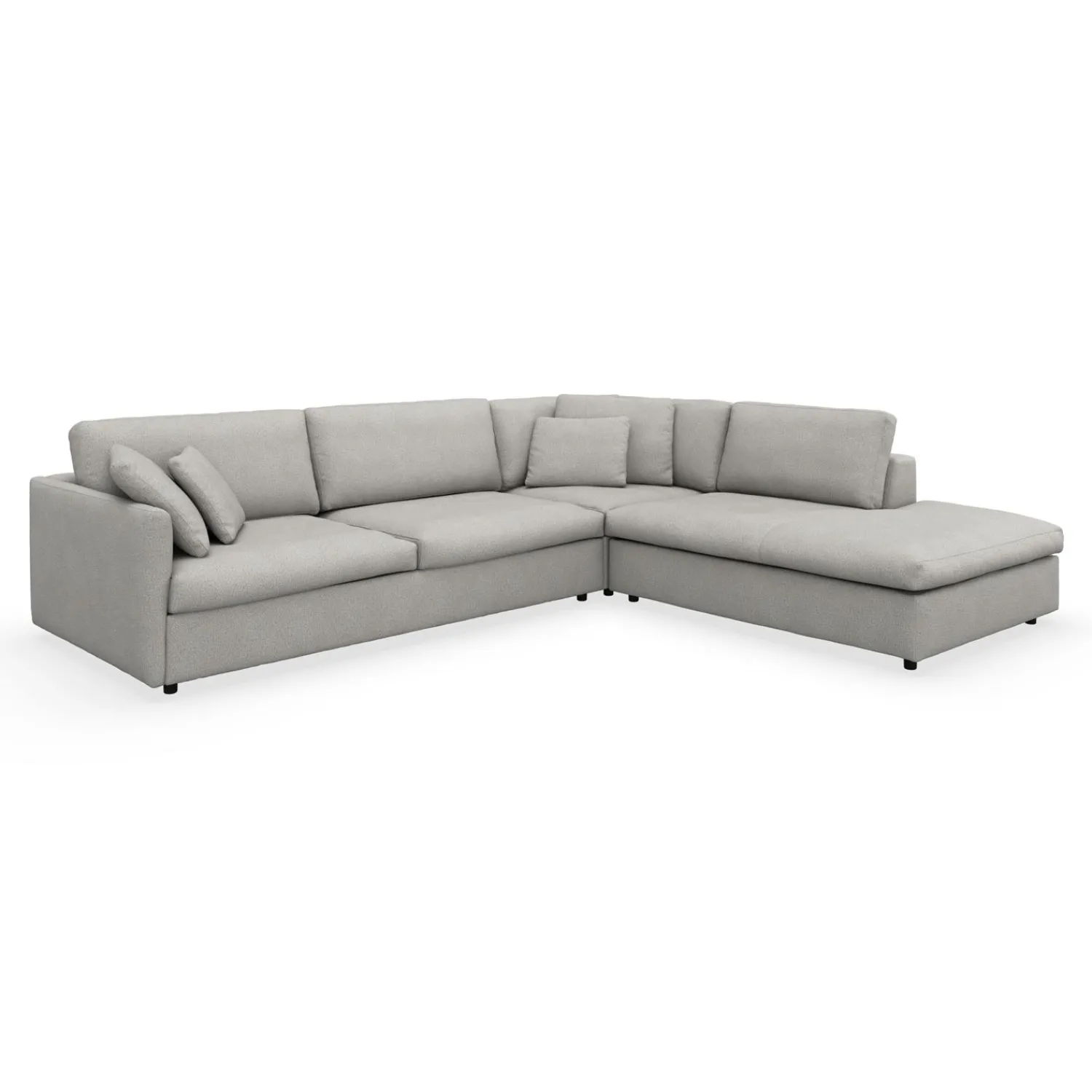 ILVA Angolo højrevendt sofa med pufafslutning
