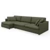Discount ILVA Angolo venstrevendt sofa med chaiselong