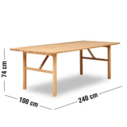 Hot ILVA Ant Spisebord 240 x 100 x 74 cm