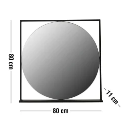 Best ILVA Asgard Spejl 80 x 80 x 11 cm
