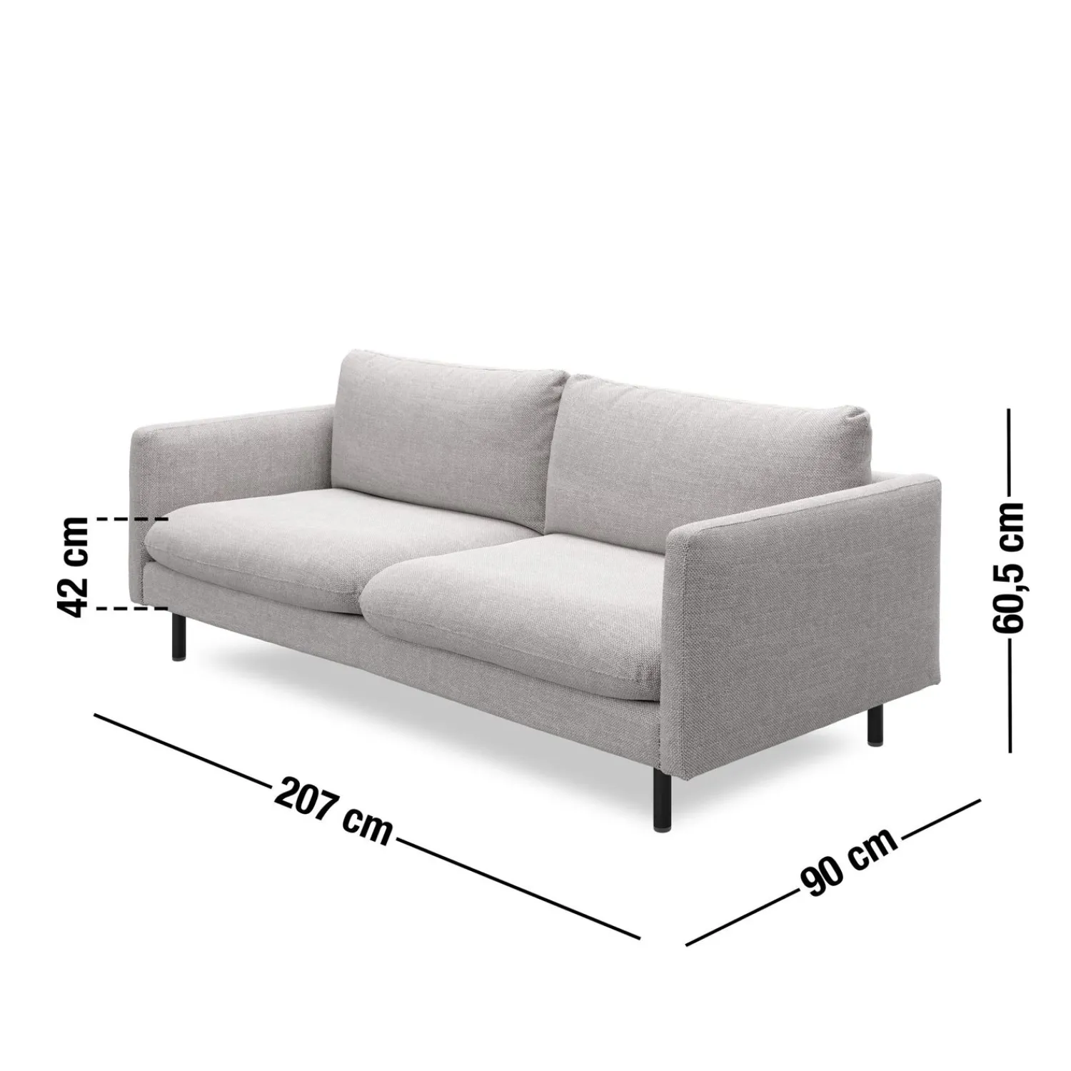 Online ILVA Bjorn 3 pers Sofa