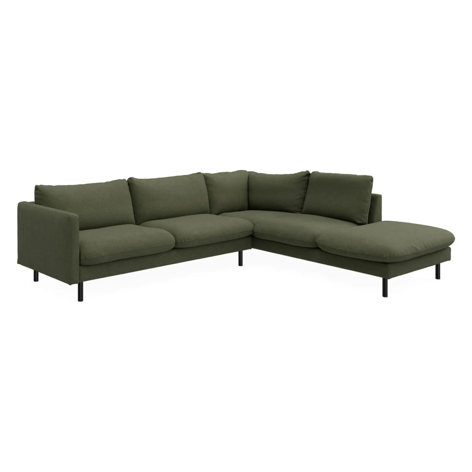 Online ILVA Bjorn højrevendt sofa med pufafslutning