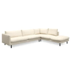 Best ILVA Bjorn højrevendt sofa med pufafslutning