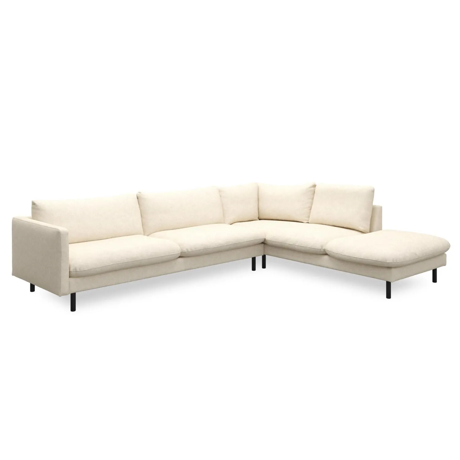 Best ILVA Bjorn højrevendt sofa med pufafslutning
