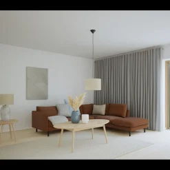 New ILVA Bjorn højrevendt sofa med pufafslutning