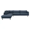 Hot ILVA Bjorn venstrevendt sofa med pufafslutning