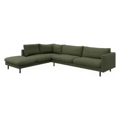 Hot ILVA Bjorn venstrevendt sofa med pufafslutning