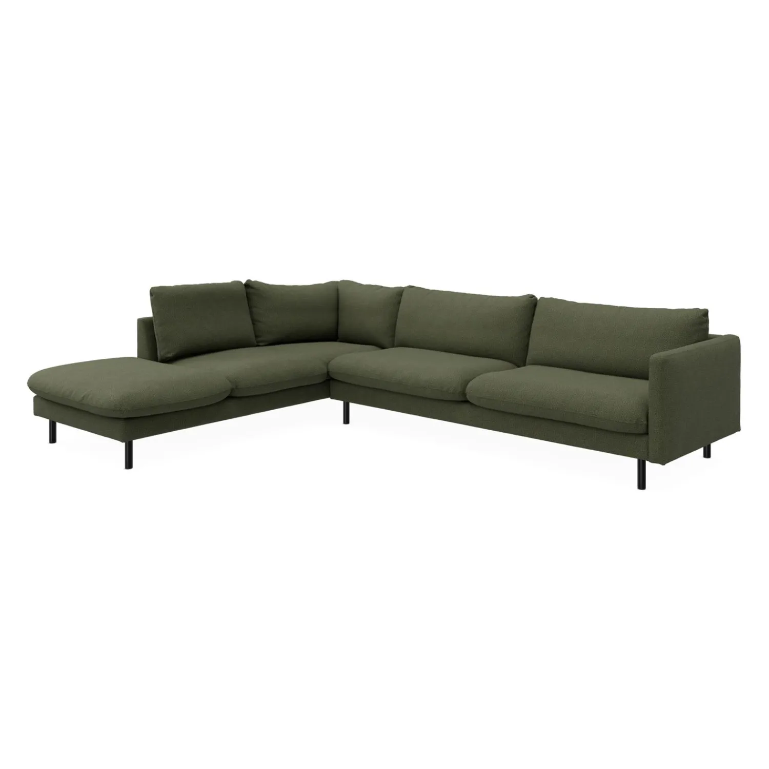 Hot ILVA Bjorn venstrevendt sofa med pufafslutning