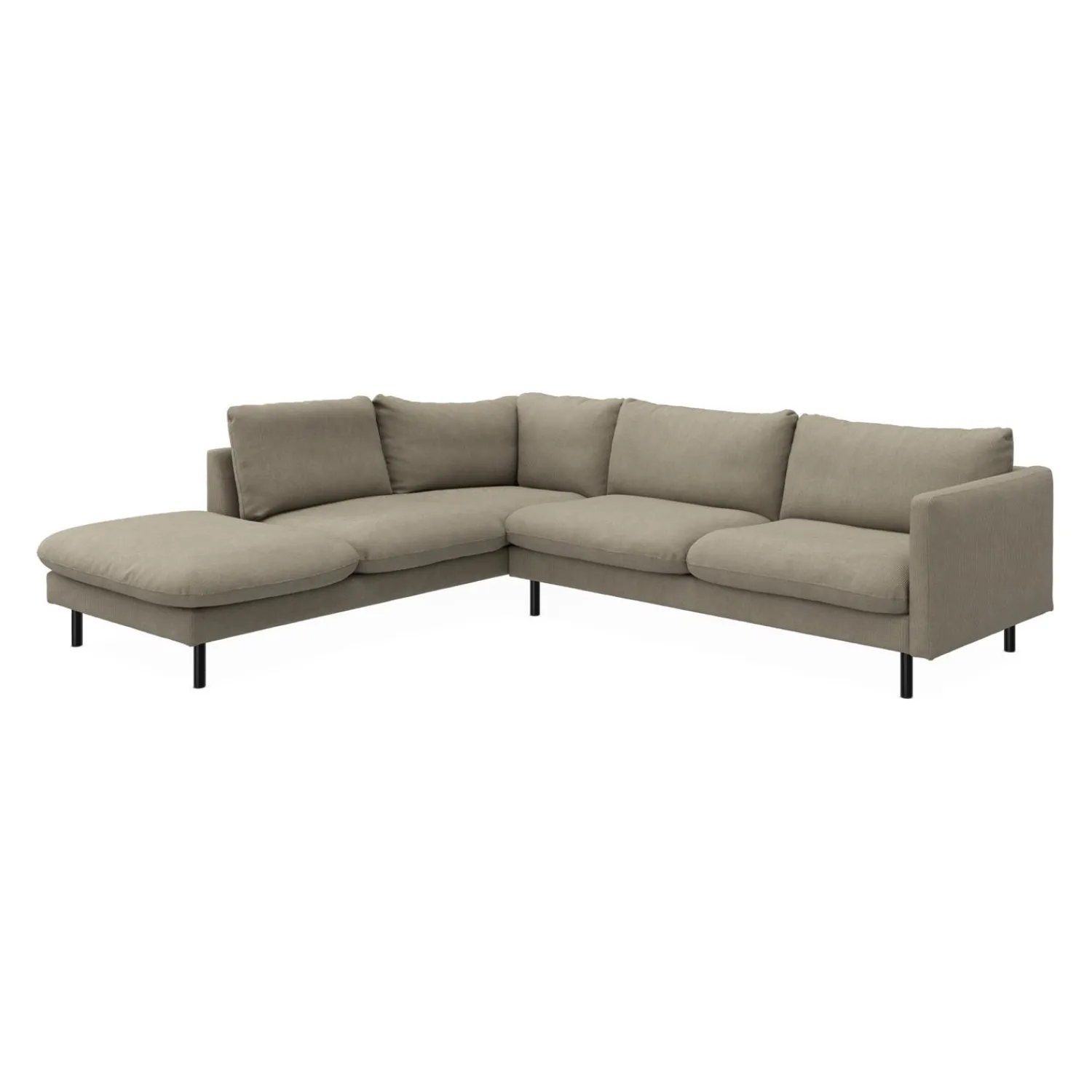 Discount ILVA Bjorn venstrevendt sofa med pufafslutning