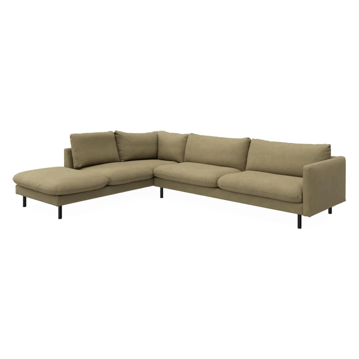 Discount ILVA Bjorn venstrevendt sofa med pufafslutning