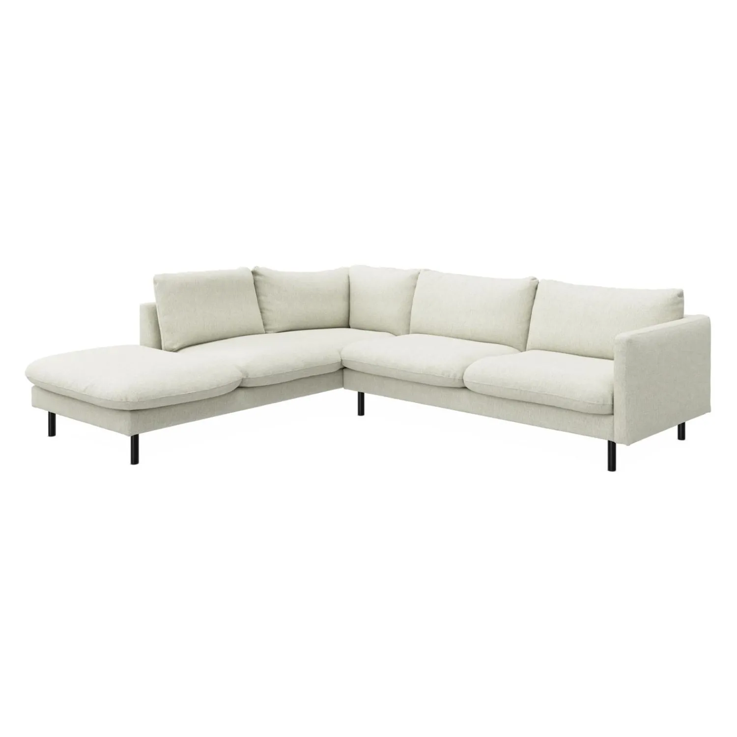 Clearance ILVA Bjorn venstrevendt sofa med pufafslutning