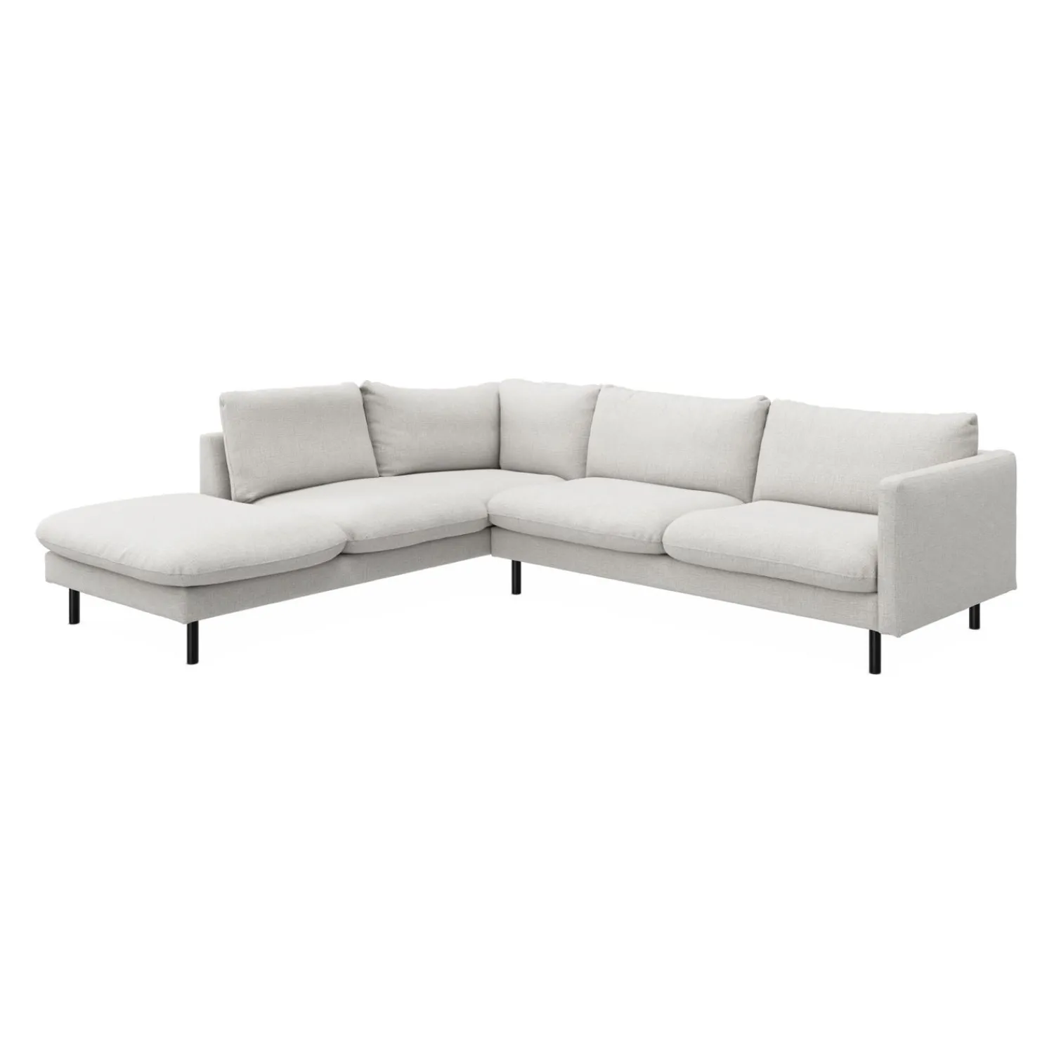 Hot ILVA Bjorn venstrevendt sofa med pufafslutning