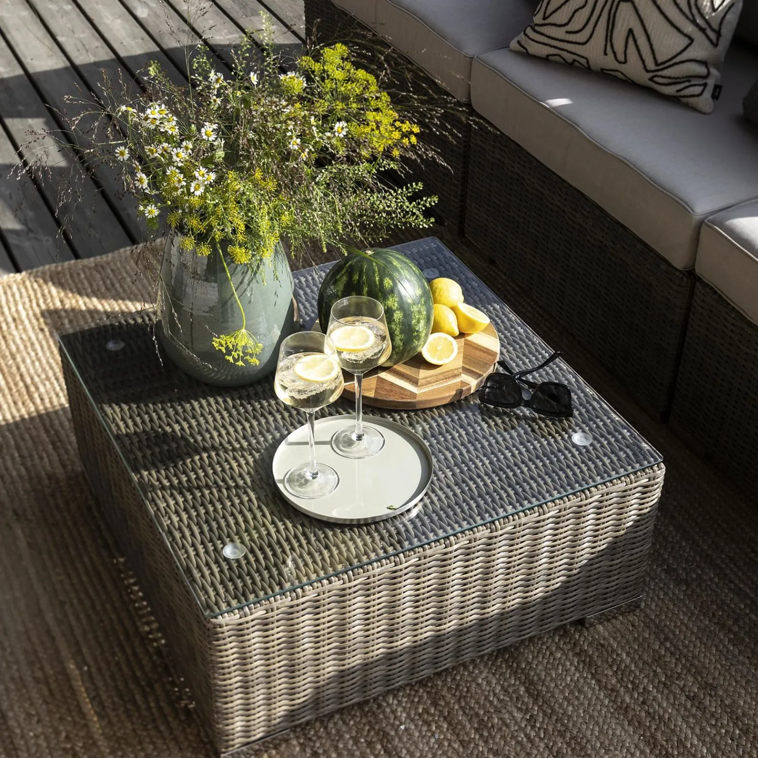 Outlet ILVA Calvi Loungebord 70 x 70 x 30 cm