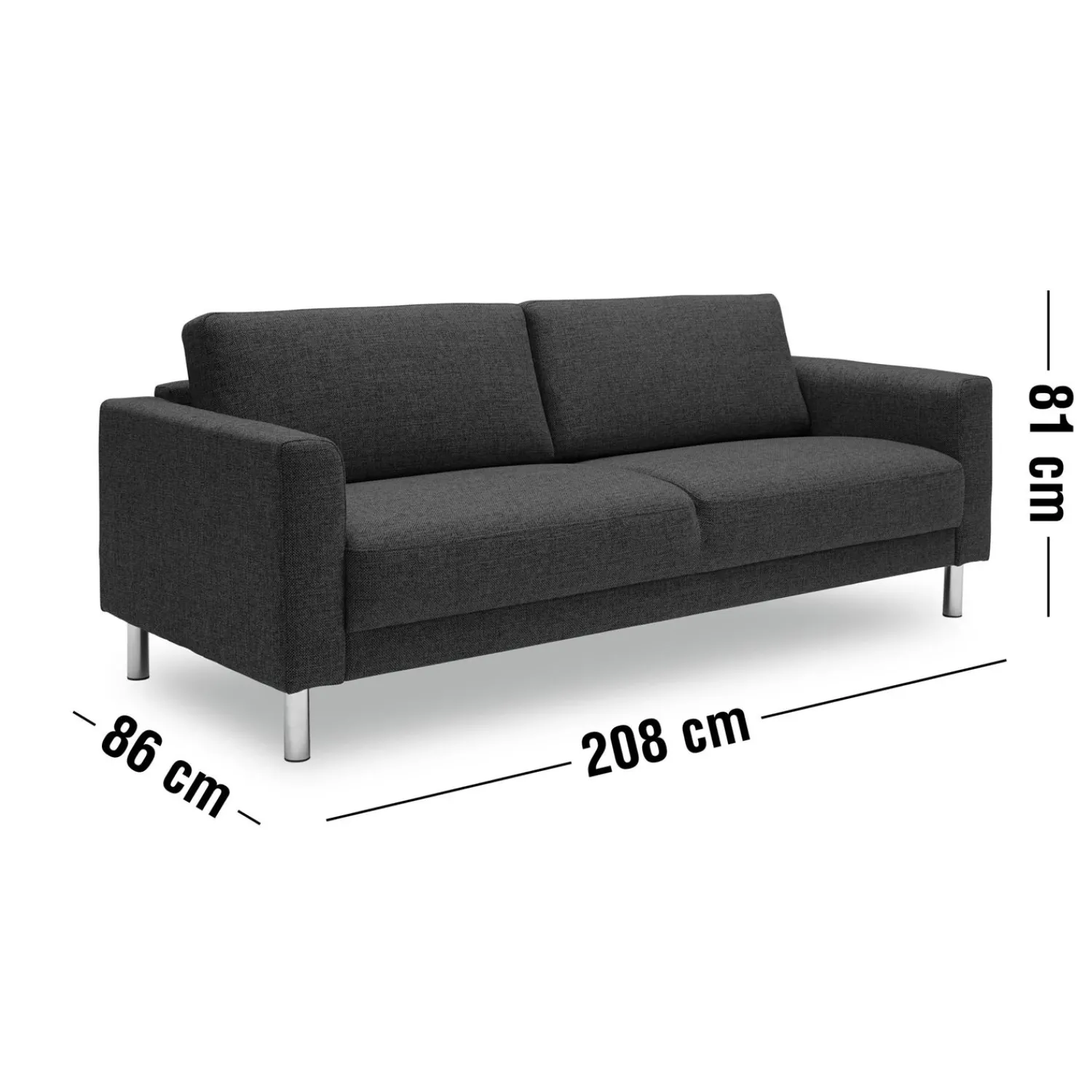 Discount ILVA Cleveland 3 pers Sofa