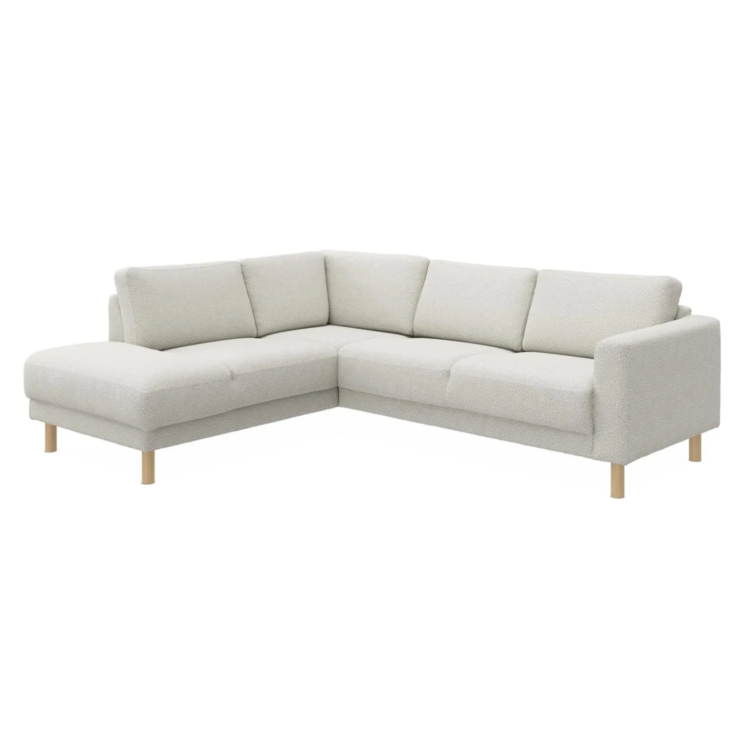 Outlet ILVA cleveland venstrevendt sofa med pufafslutning