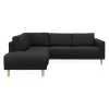 Hot ILVA cleveland venstrevendt sofa med pufafslutning