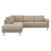 Discount ILVA cleveland venstrevendt sofa med pufafslutning