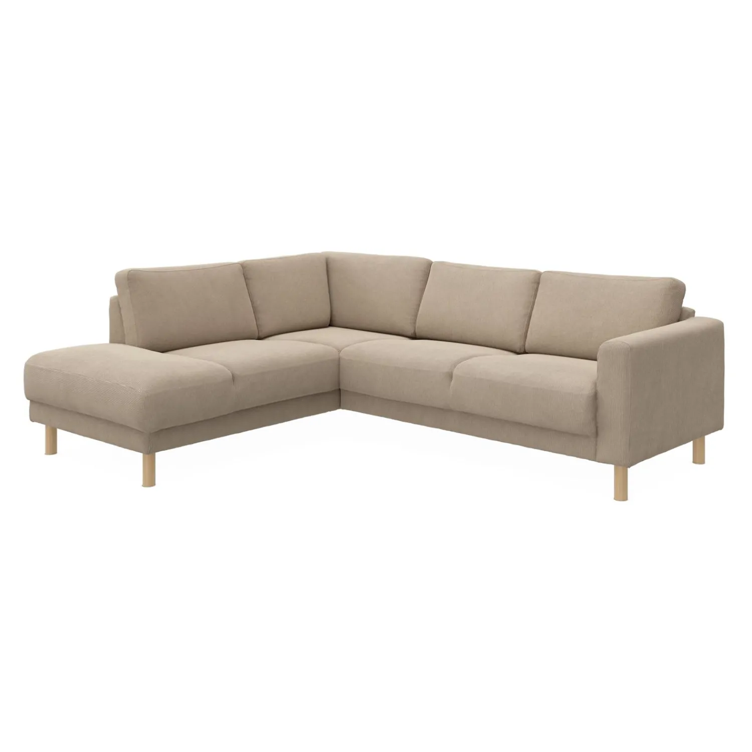 Discount ILVA cleveland venstrevendt sofa med pufafslutning