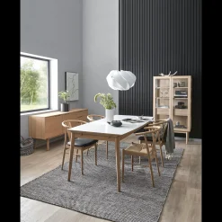Online ILVA Curve Spisebord 180 x 95 x 75 cm