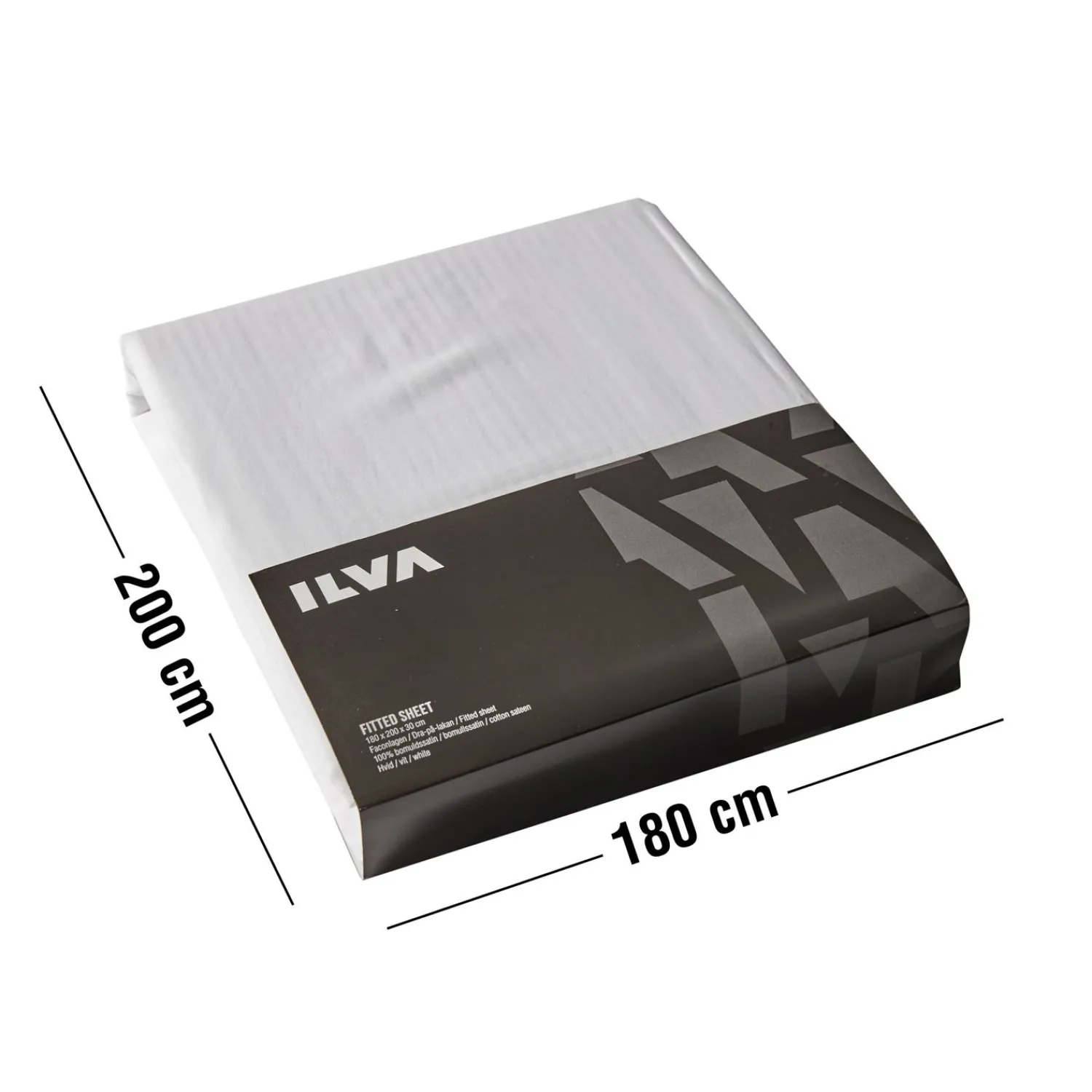 Online ILVA Fitted Sheet Faconlagen 180 x 200 x 30 cm