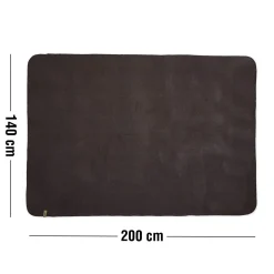 Outlet ILVA Fleece Plaid 140 x 200 cm