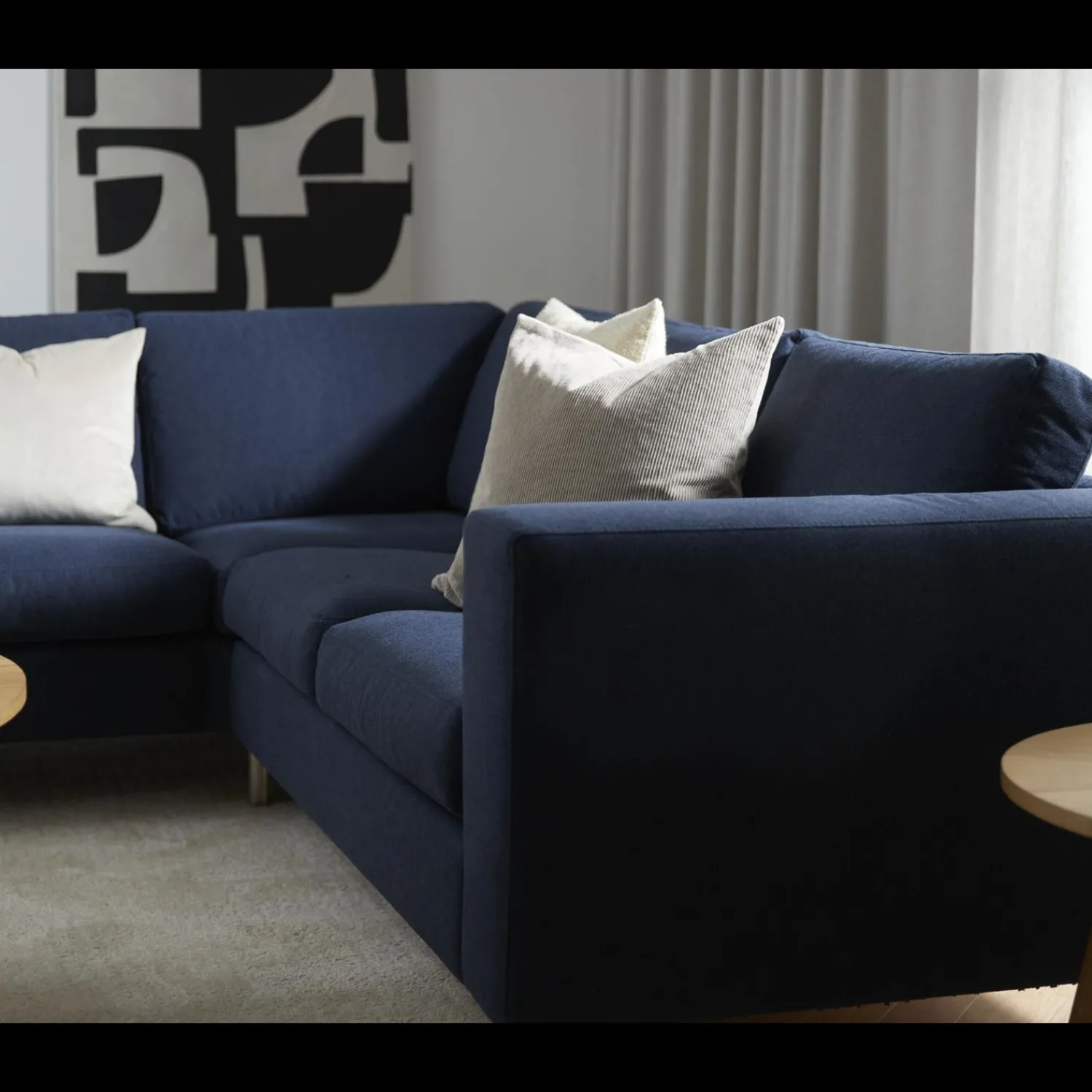 Online ILVA FLEX sofa med pufafslutning
