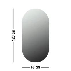 Outlet ILVA Gila oval 120 x 60 cm Spejl