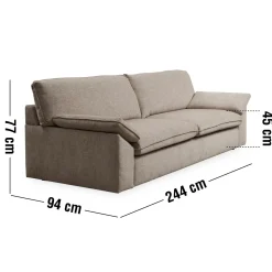 Online ILVA Grace 3 pers Sofa