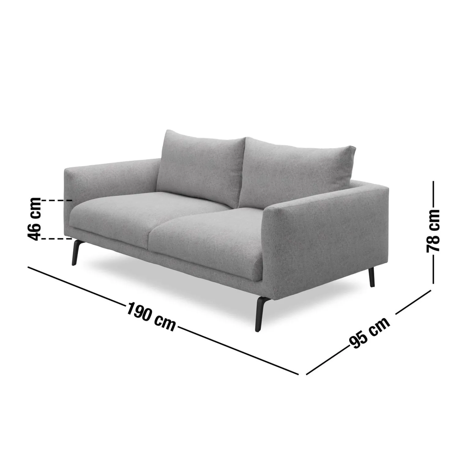 Clearance ILVA Hallsberg 2½ pers. Sofa