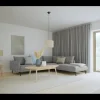 Online ILVA Hallsberg højrevendt sofa med pufafslutning
