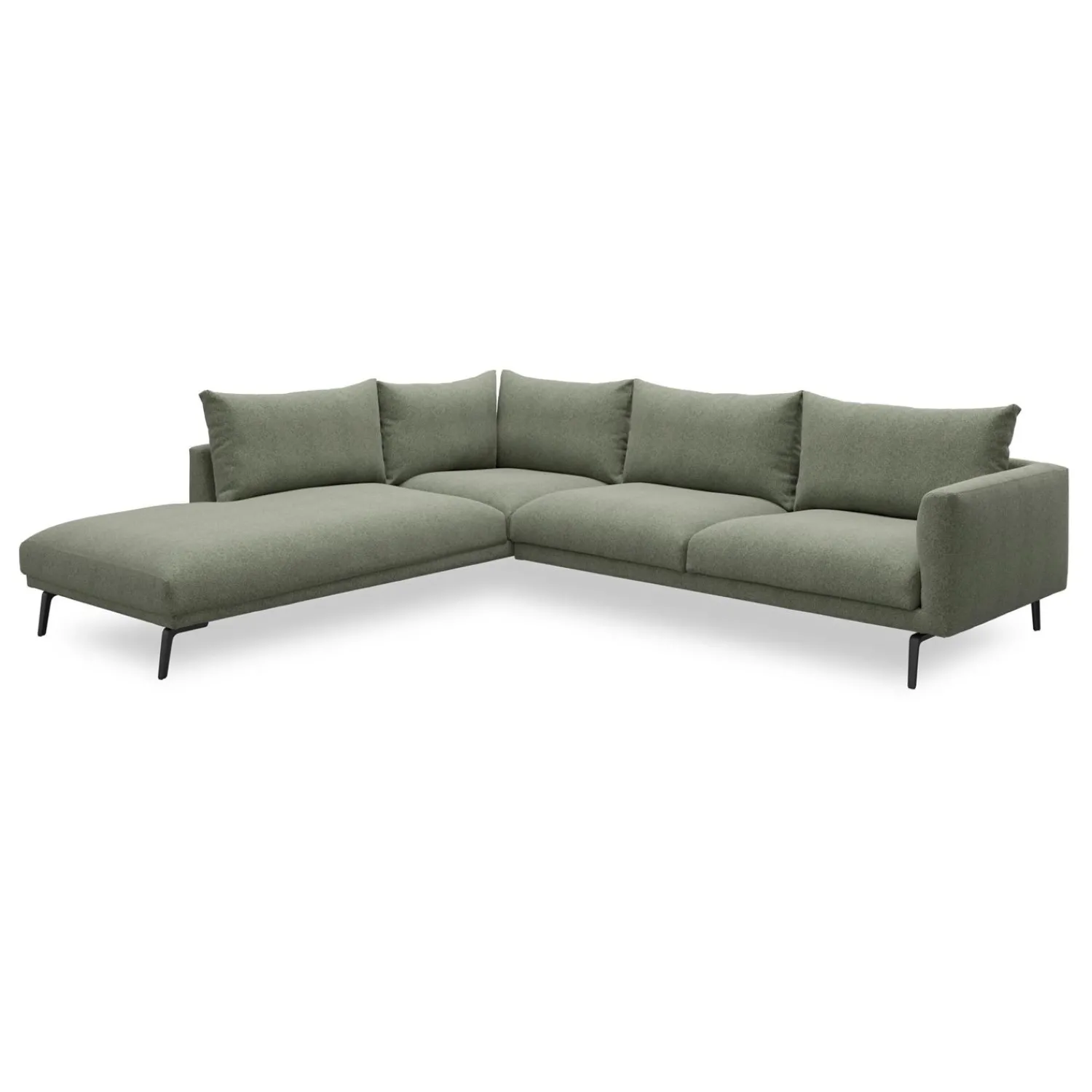 New ILVA Hallsberg venstrevendt sofa med pufafslutning