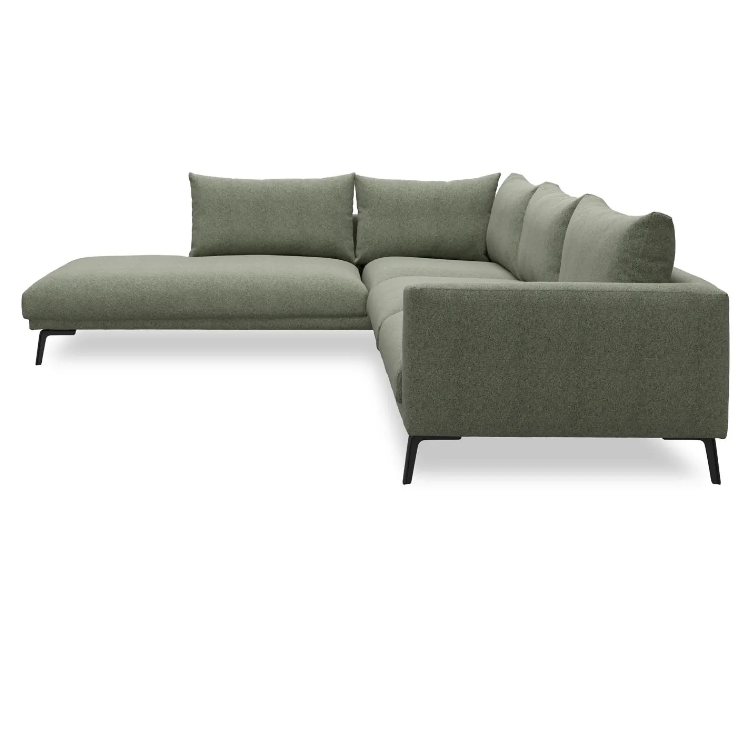 New ILVA Hallsberg venstrevendt sofa med pufafslutning