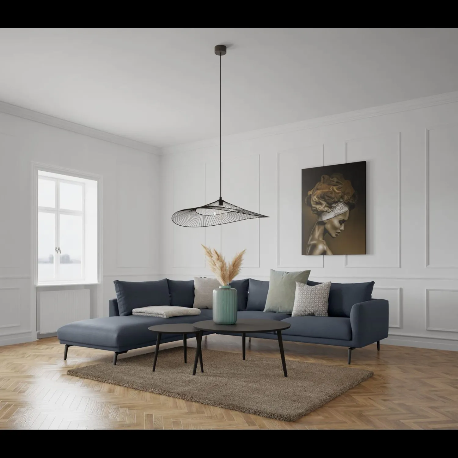Best ILVA Hallsberg venstrevendt sofa med pufafslutning