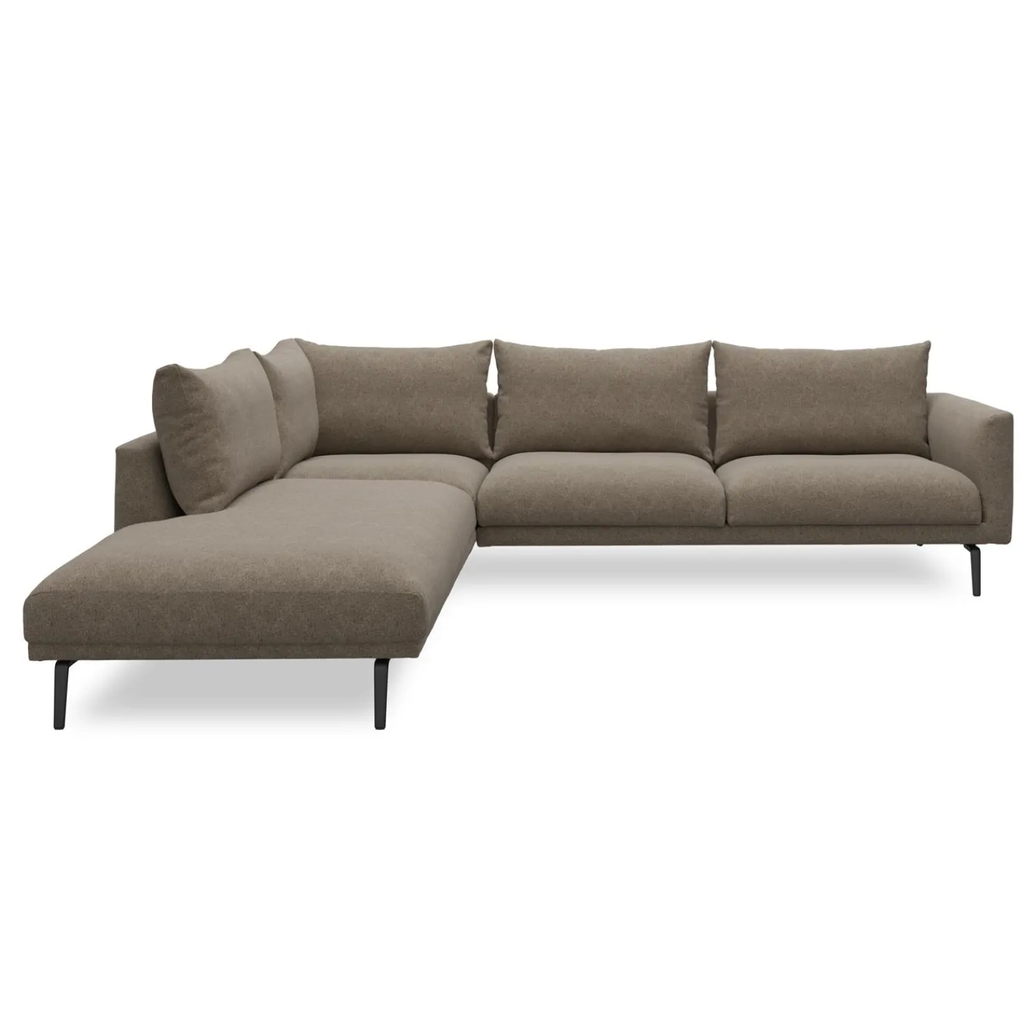 Best ILVA Hallsberg venstrevendt sofa med pufafslutning