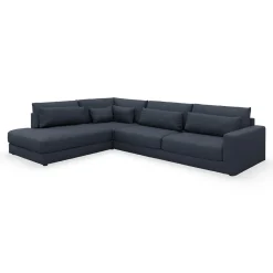 Clearance ILVA Halmstad venstrevendt hjørnesofa med pufafslutning
