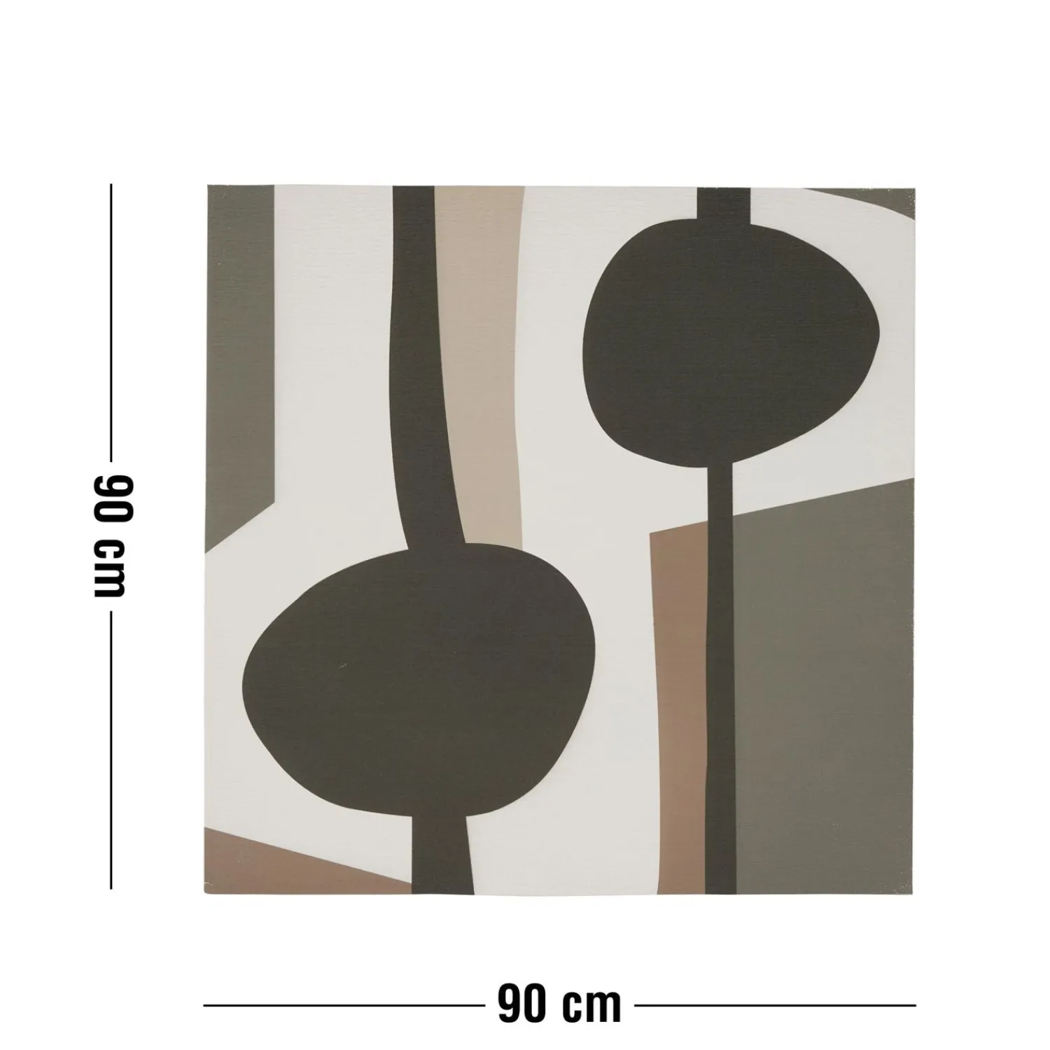 Discount ILVA Harmonia Lærreds billede 90 x 90 x 3 cm