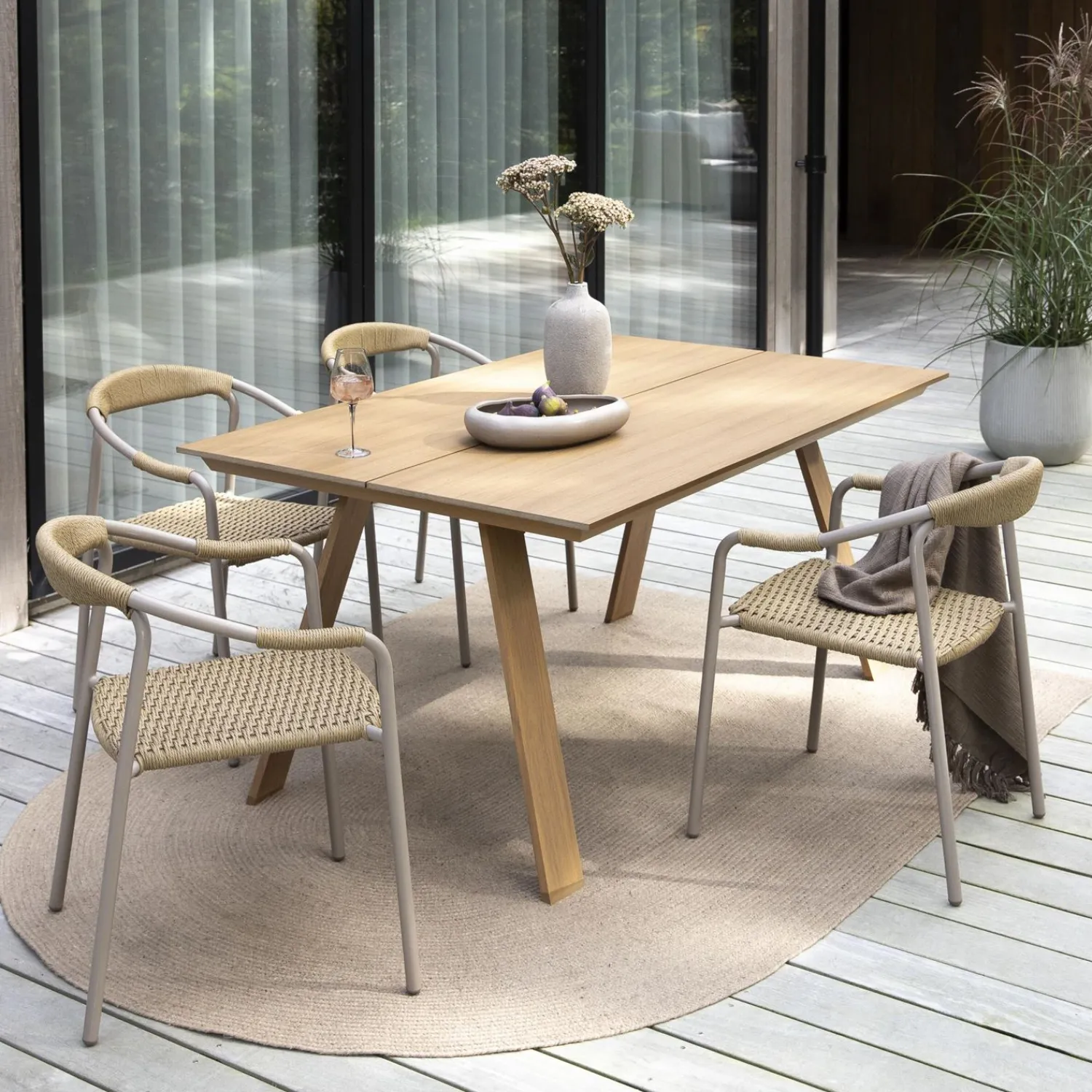 Clearance ILVA Hollie Havebord 160 x 100 x 74 cm