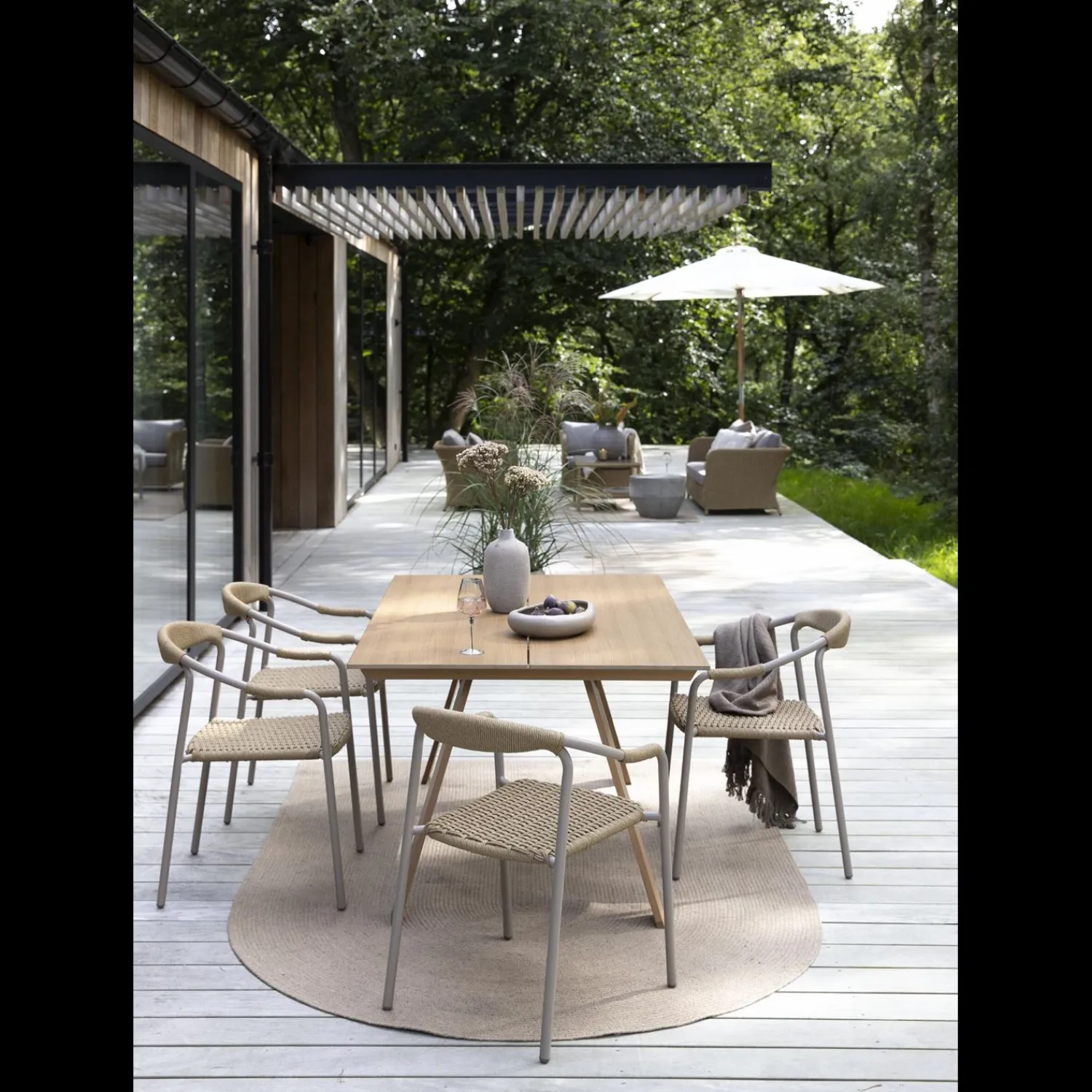 Clearance ILVA Hollie Havebord 160 x 100 x 74 cm