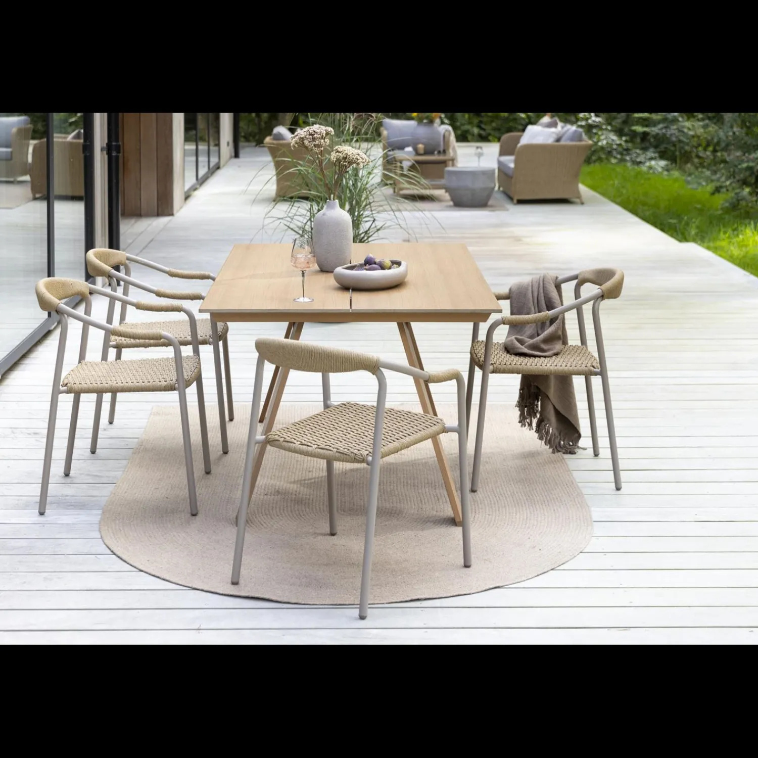 Clearance ILVA Hollie Havebord 160 x 100 x 74 cm