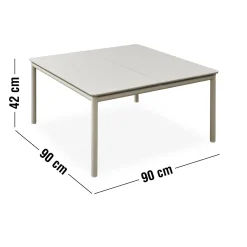 Clearance ILVA Horizon Loungebord 90 x 90 x 42 cm
