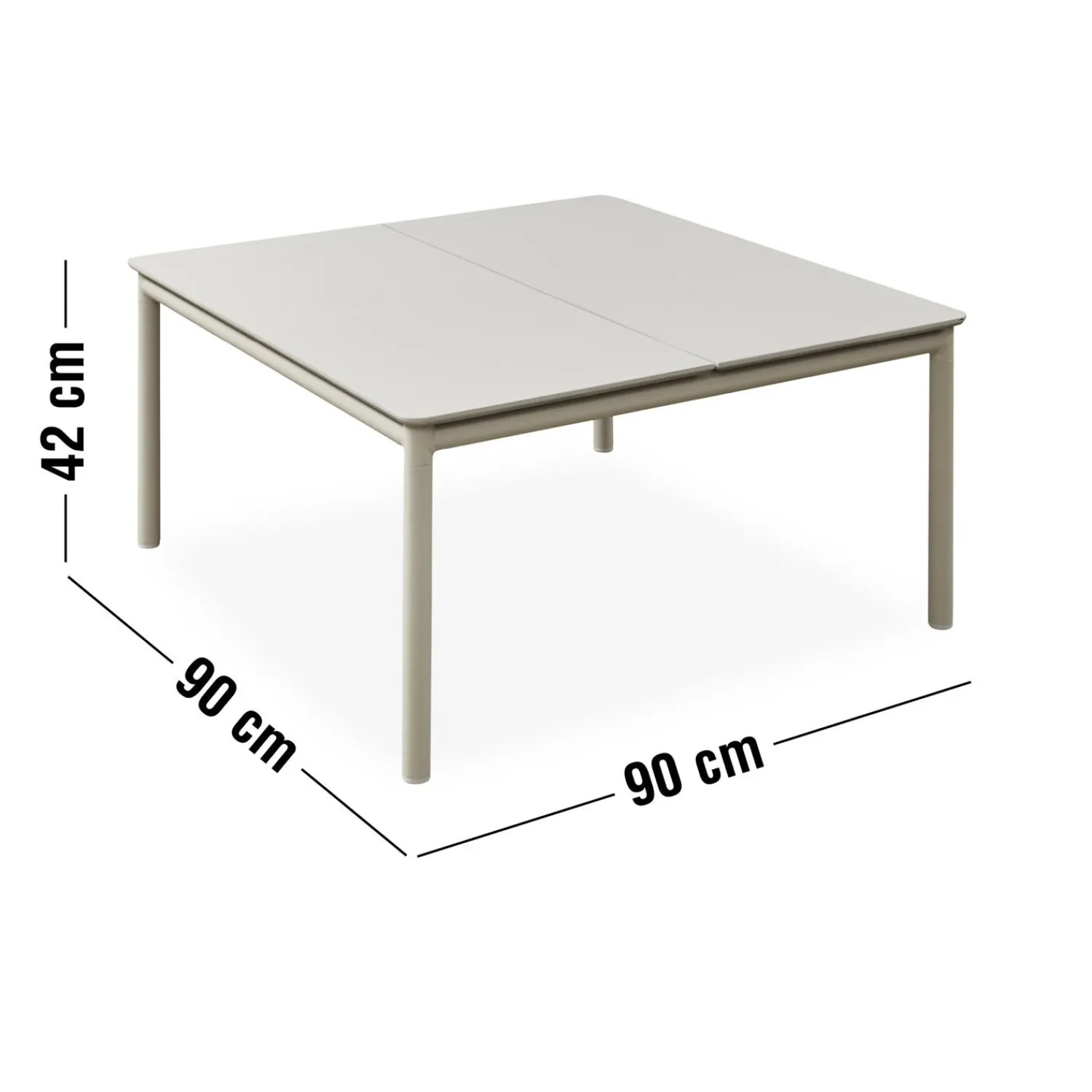 Clearance ILVA Horizon Loungebord 90 x 90 x 42 cm