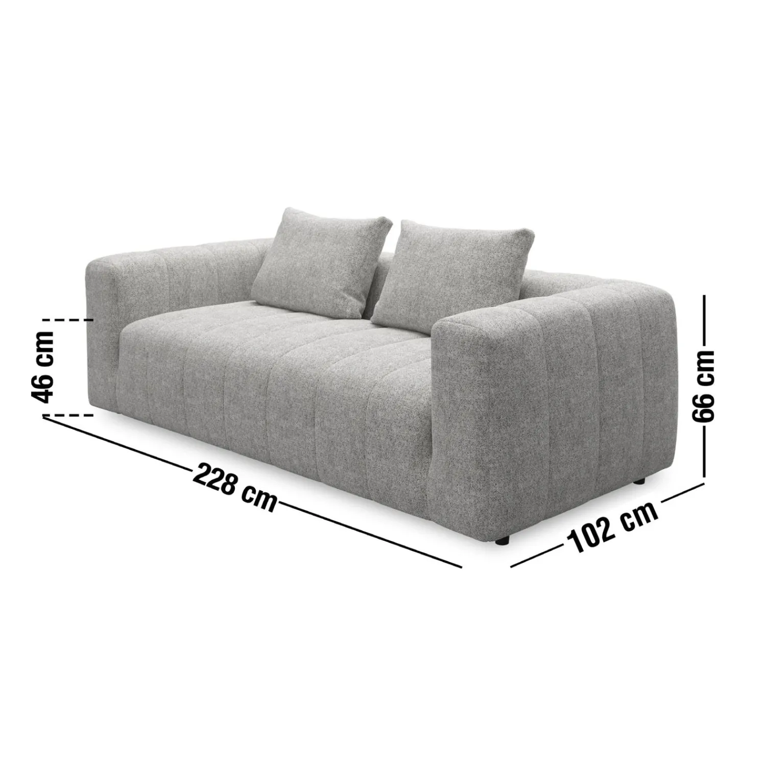 Discount ILVA Ingvar 3 pers Sofa