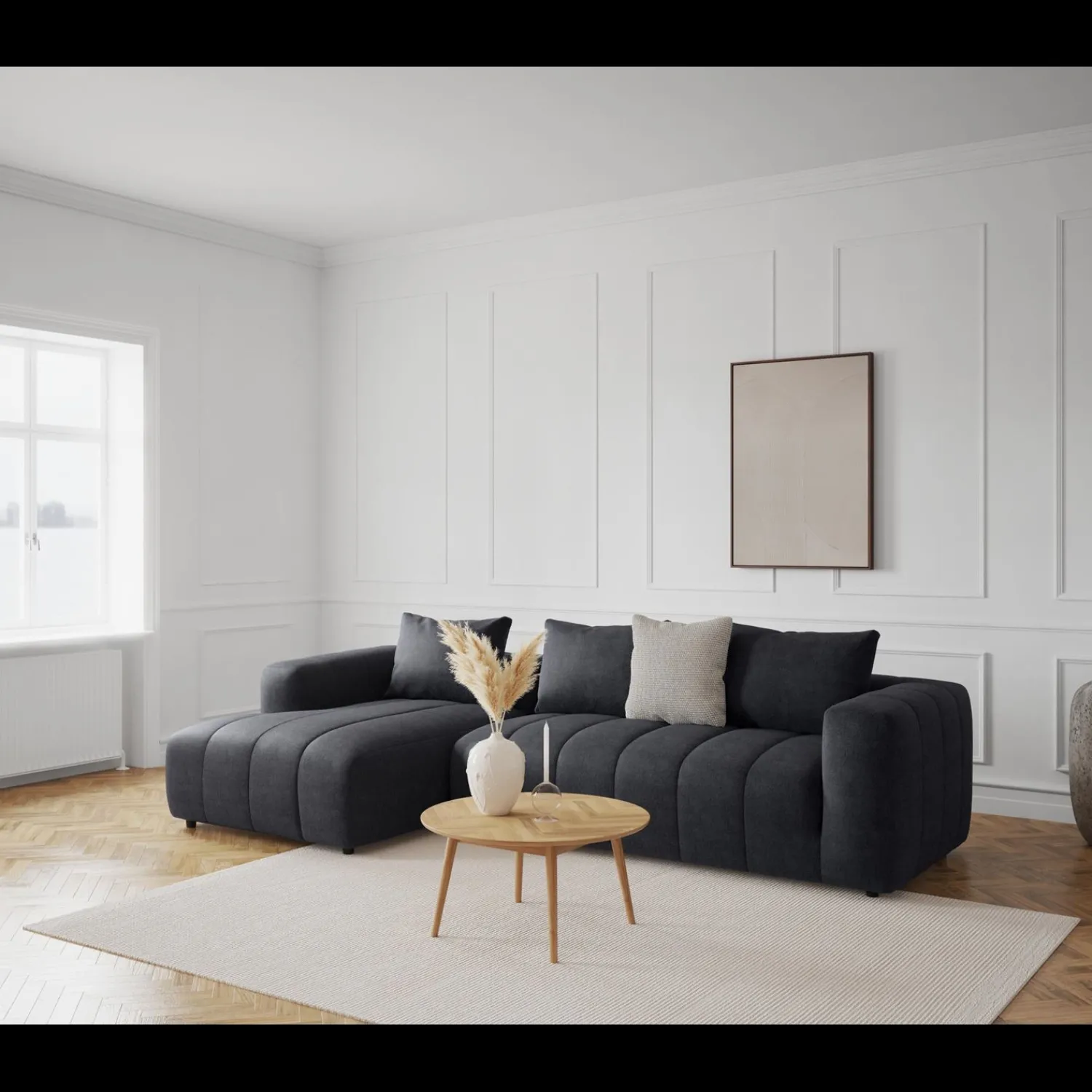 Clearance ILVA Ingvar venstrevendt sofa med chaiselong