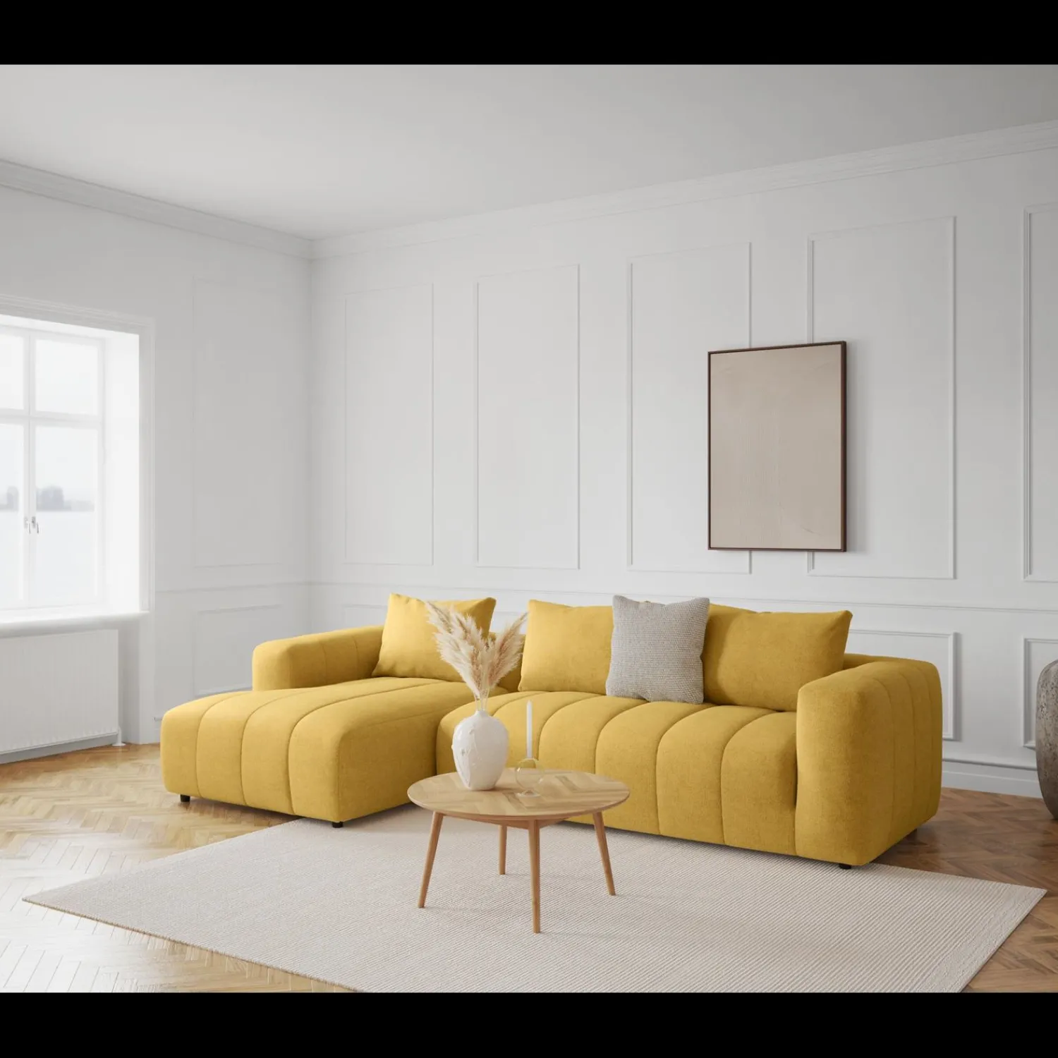Discount ILVA Ingvar venstrevendt sofa med chaiselong