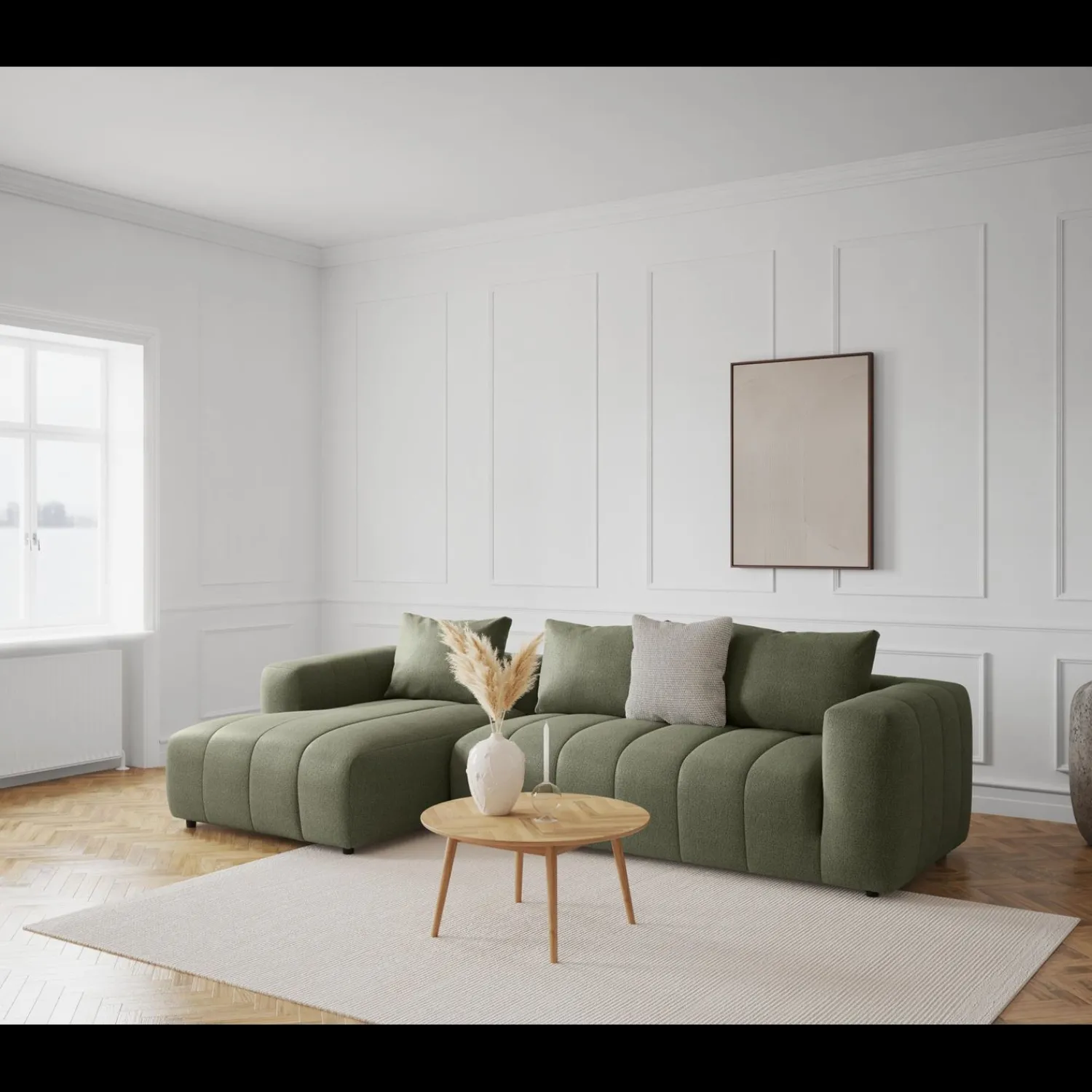 Online ILVA Ingvar venstrevendt sofa med chaiselong